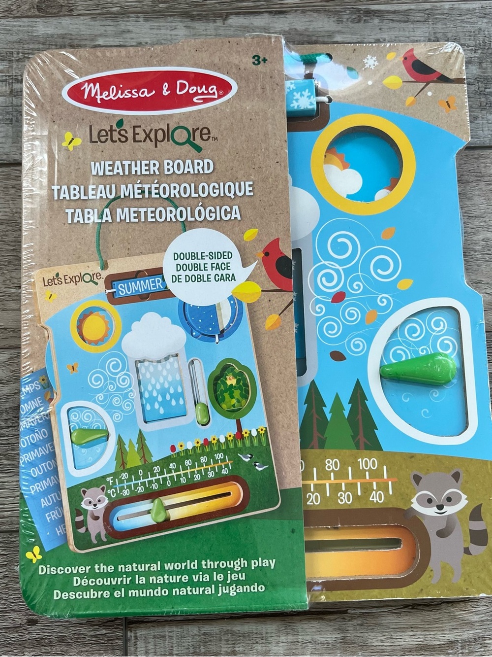 NWT Melissa & Doug Let’s Explore Weather Board
